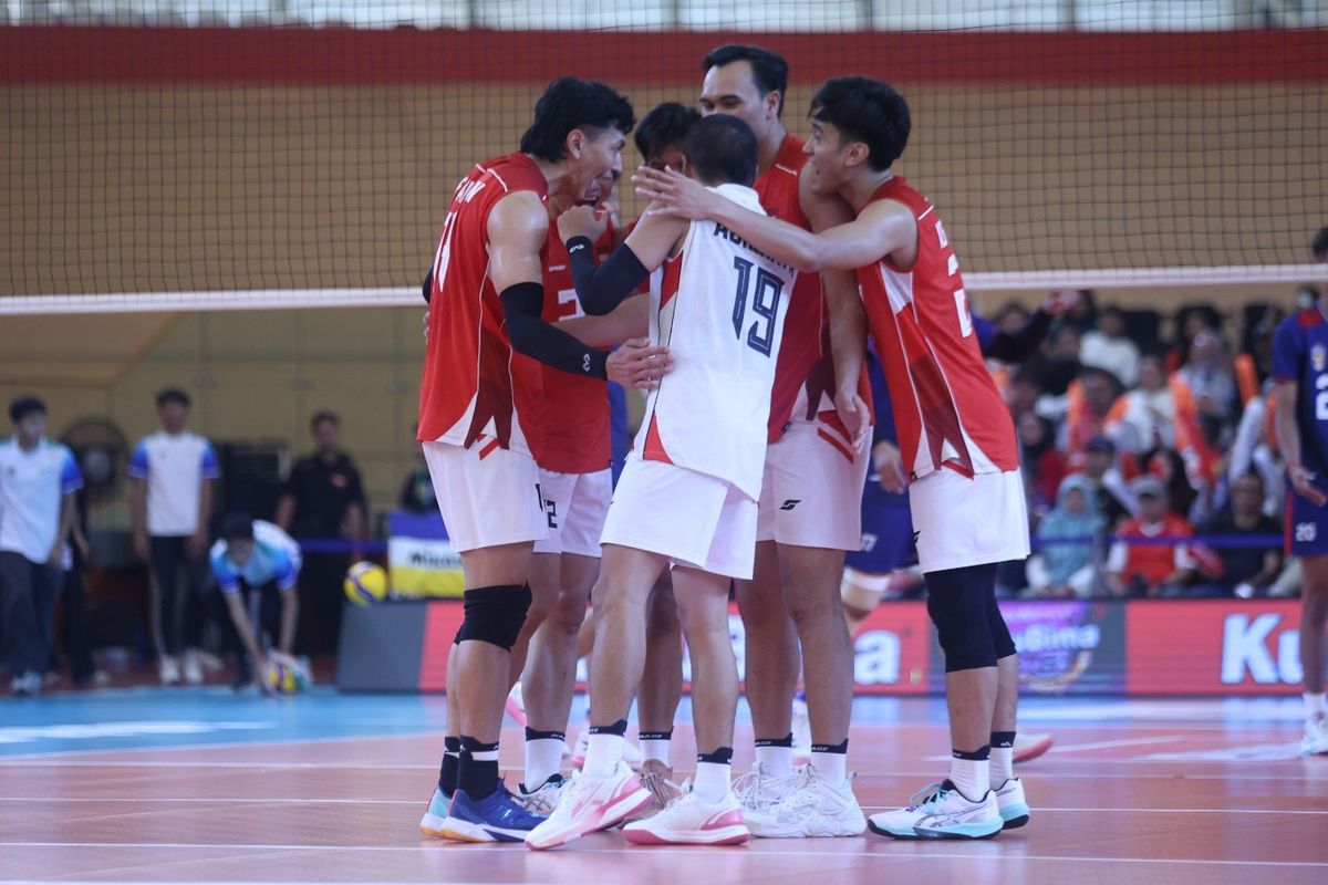 Awal Manis Merah Putih di Aichi: Indonesia Tundukkan Kirgistan Tiga Set Langsung