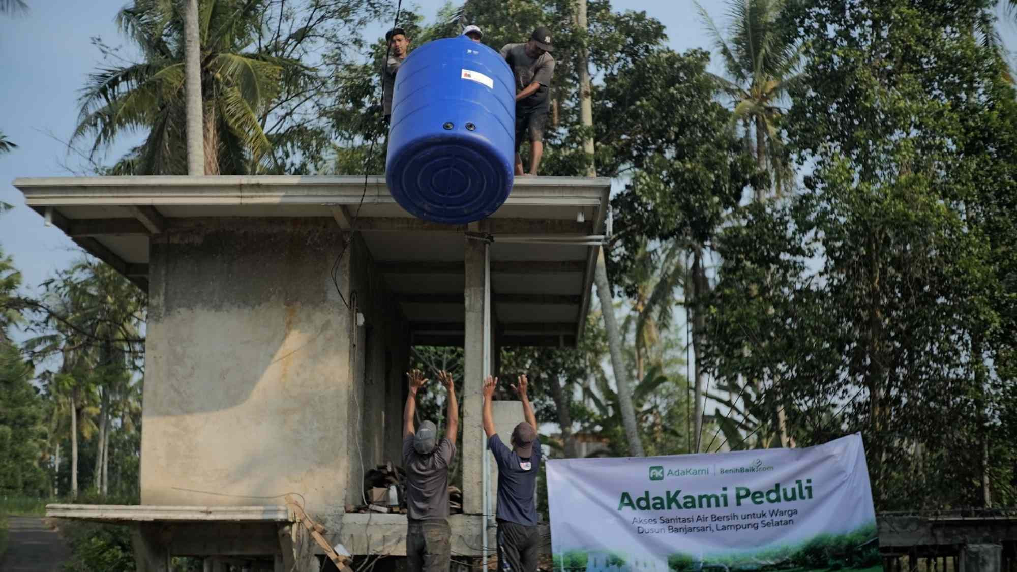AdaKami Membangun Akses Air Bersih dan Sanitasi di Lampung Selatan
