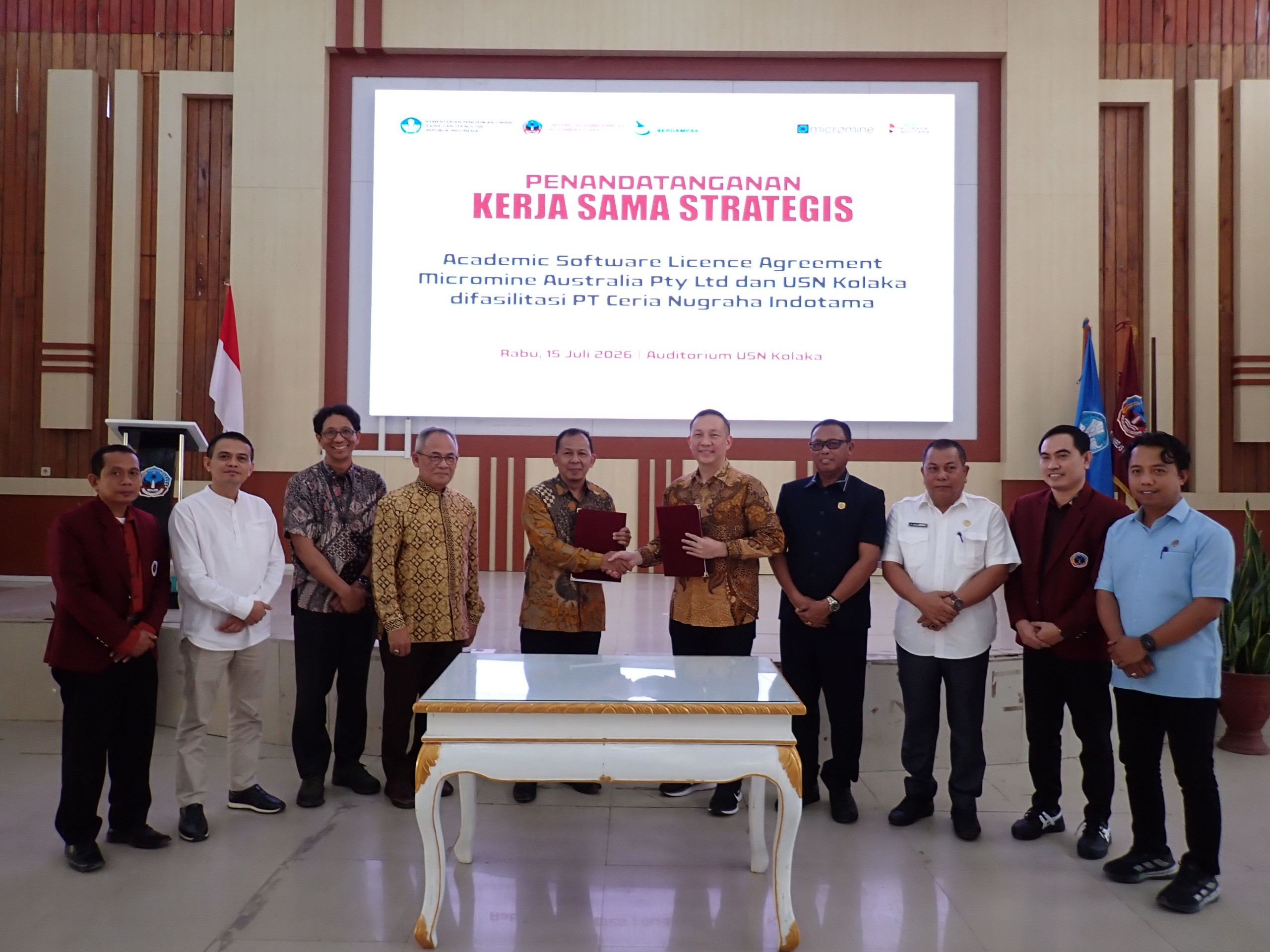 Ceria Fasilitasi Lisensi Micromine untuk USN Kolaka, Perkuat SDM Pertambangan Berbasis Teknologi