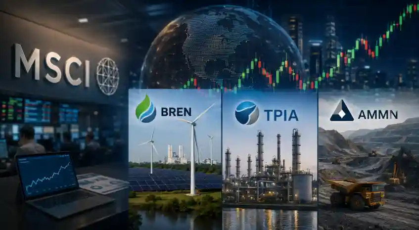 Peluang Kembali AMMN, BREN, dan TPIA ke Indeks MSCI Setelah Didepak