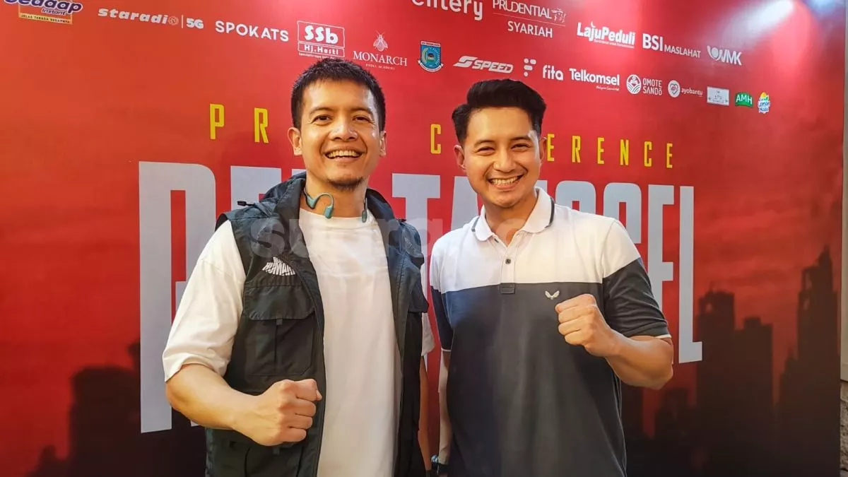 Dimas Seto menggagas acara olahraga lari bertajuk "Run for Humanity", olahraga sambil berkegiatan sosial. [Ferry Noviandi/Suara.com]
