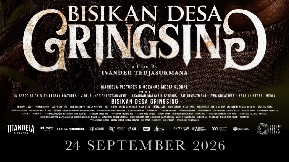Film Horor "Bisikan Desa Gringsing" Siap Tayang di Bioskop Mulai 24 September 2026