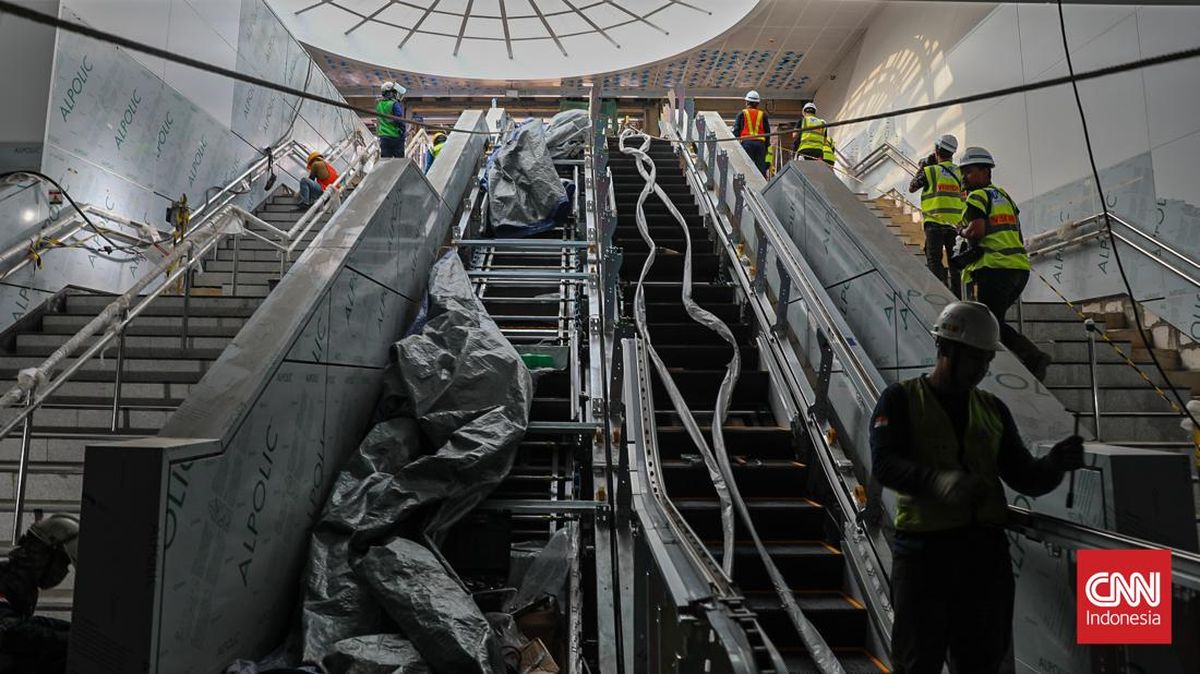Progres Pembangunan MRT Jakarta Fase 2A Capai 61,8 Persen