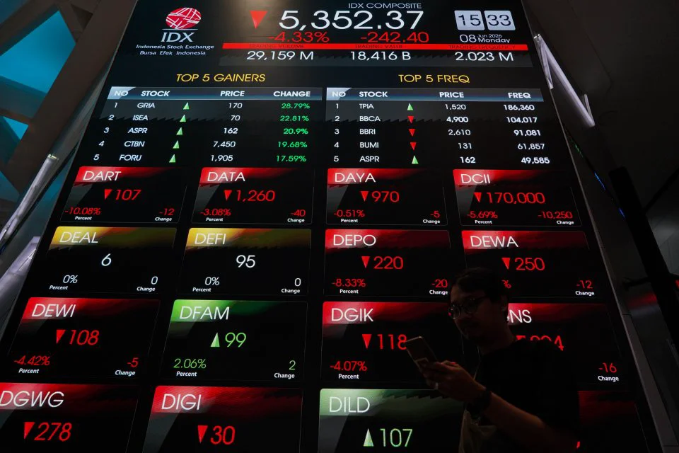 IHSG Diprediksi Melemah, Analis Sarankan Saham EMTK, MEDC, dan UNTR