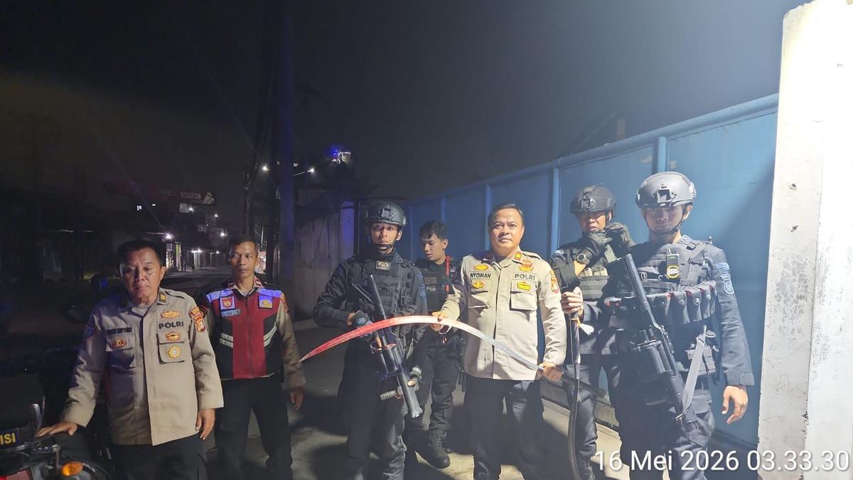 Aksi Tawuran di Kosambi Digagalkan Polisi, Parang Disita