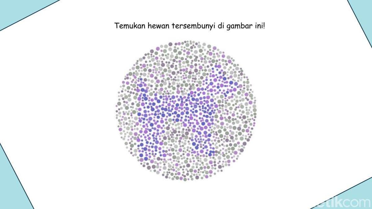 Tantangan Menemukan Hewan Tersembunyi dalam Pola Acak bagi Pengamat Warna