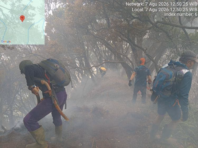 Kementerian Kehutanan Menutup Jalur Pendakian di Gunung Gede Pangrango