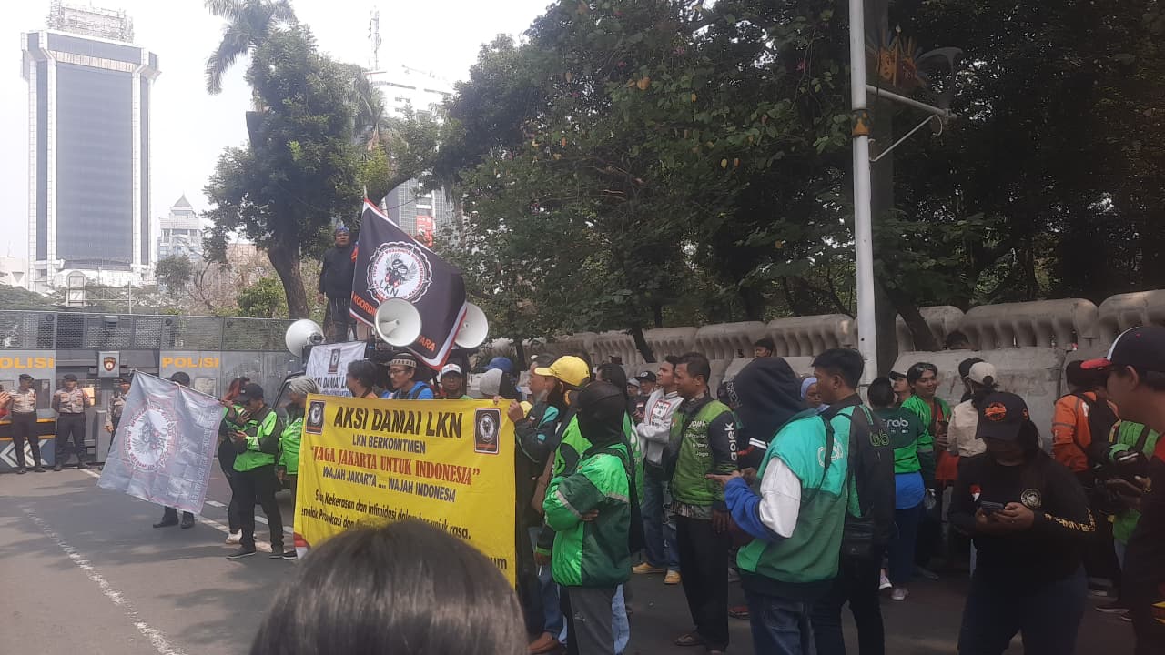 Komunitas Ojol Jakarta Pusat Gelar Konvoi Damai “Jaga Jakarta”, Serukan Kondusivitas dan Solidaritas