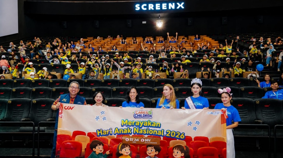 Dalam rangka memperingati Hari Anak Nasional, CGV dan Make-A-Wish menggelar acara CGV Cares for Children, mengajak anak-anak dengan penyakit kritis nonton film Moana.