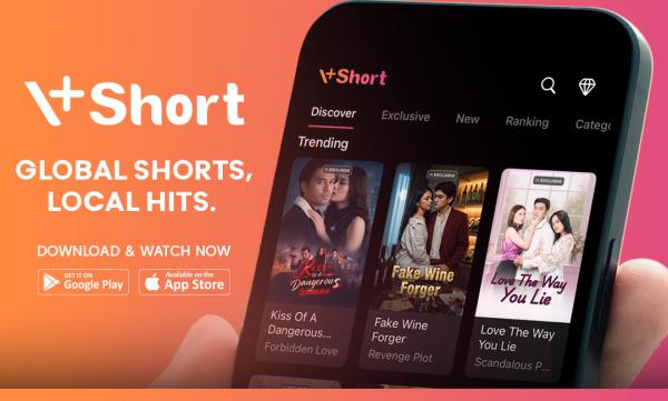 Microdrama Kini Tersedia di V+Short, Temani Waktu Santai dengan Cerita Pendek yang Menarik