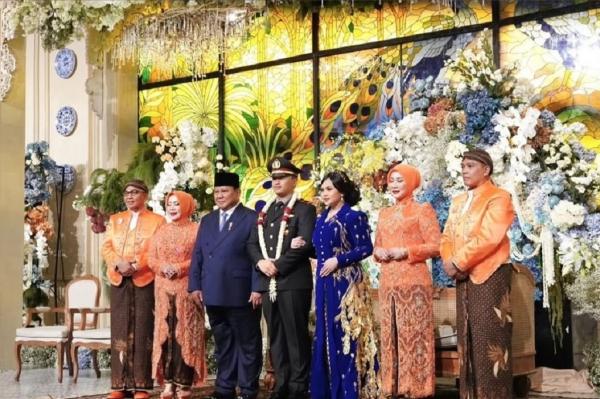 Presiden Prabowo Hadiri Resepsi Pernikahan Putri Ketua KPK