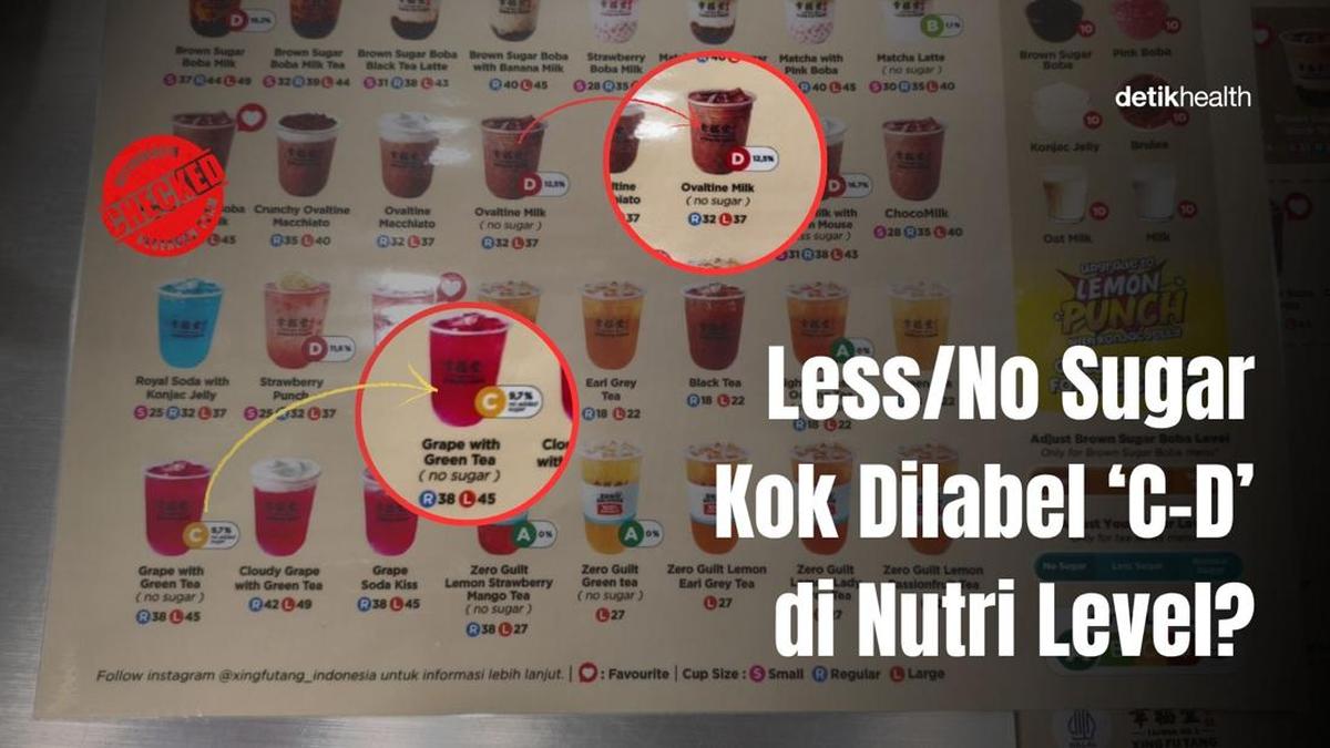 Penerapan Nutri Level: Mengapa Minuman 'Less Sugar' Masuk Kategori C dan D?