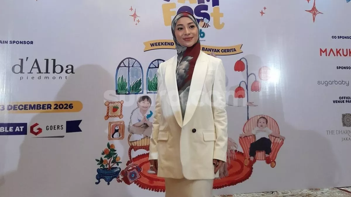 Niktia Willy bersama suami, Indra Priawan menggelar acara Mom's Corner FamFest x Mother & Beyond 2026 pada 11–13 Desember 2026. [Alya Khairunisa]