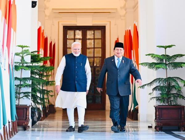 Kunjungan Perdana Menteri India Narendra Modi ke Candi Prambanan di Yogyakarta