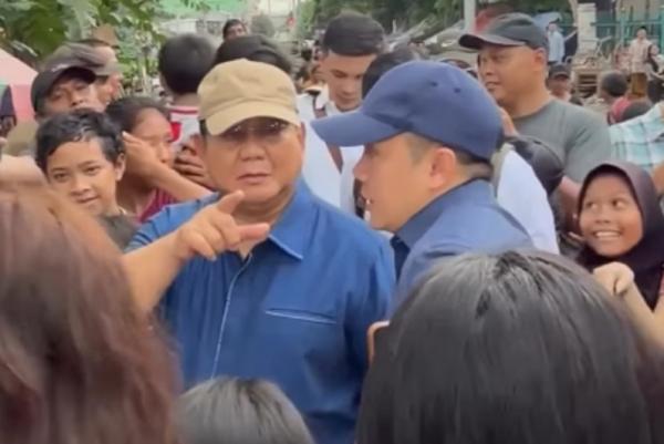 Prabowo Kunjungi Permukiman Kumuh di Senen, Berjanji untuk Membantu Warga Mendapatkan Hunian Layak