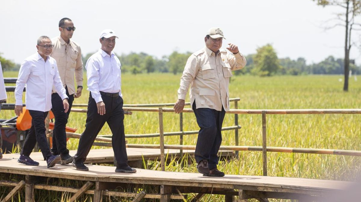 Prabowo Pimpin Panen Raya Serentak di Malang