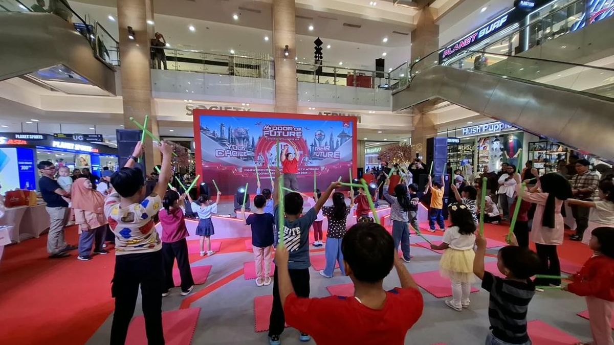 Keceriaan Poundfit Kids di Acara Morinaga di Yogyakarta