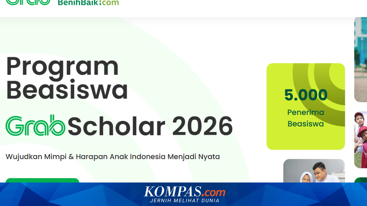 Beasiswa GrabScholar 2026: Kesempatan untuk Pelajar SD hingga S1 dengan Dukungan Finansial