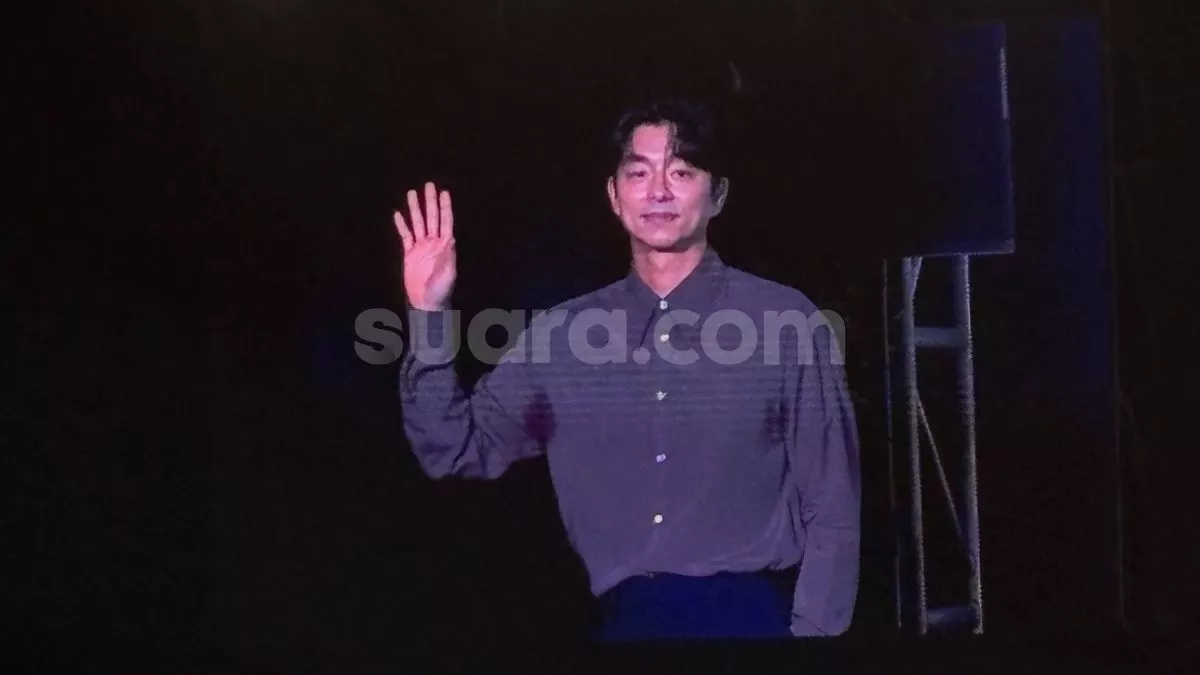 2026 GONG YOO ASIA FANMEETING TOUR THE LONG TAKE IN JAKARTA di Istora Senayan, Jakarta, Sabtu (17/10/2026). (Suara.com/Tiara Rosana)